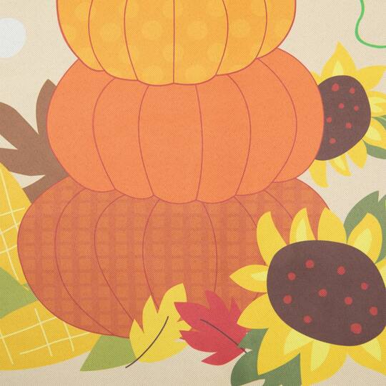 12.5" x 18" Pumpkins & Sunflowers Autumn Garden Flag
